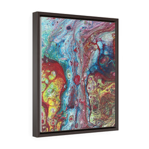 Blueprint Vertical Framed Premium Gallery Wrap Canvas