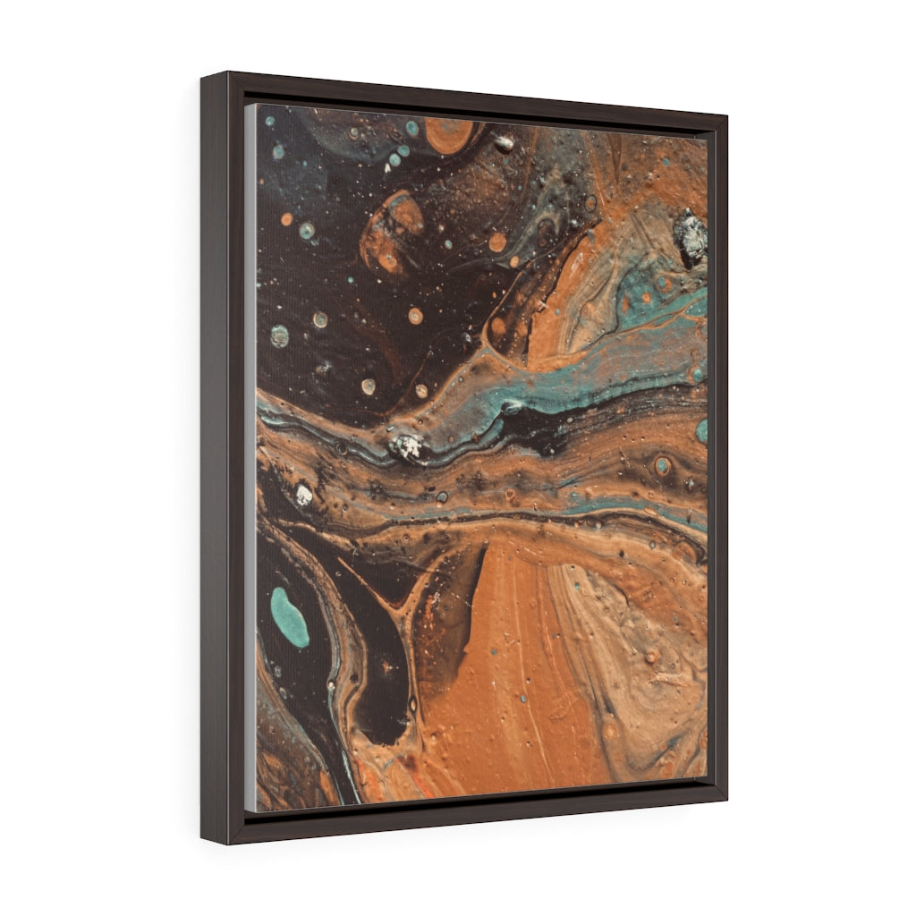 Desert Vertical Framed Premium Gallery Wrap Canvas