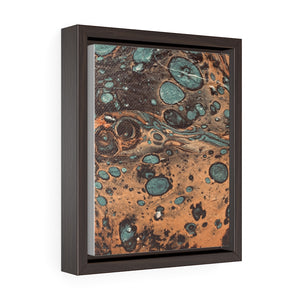 Rain Water Vertical Framed Premium Gallery Wrap Canvas