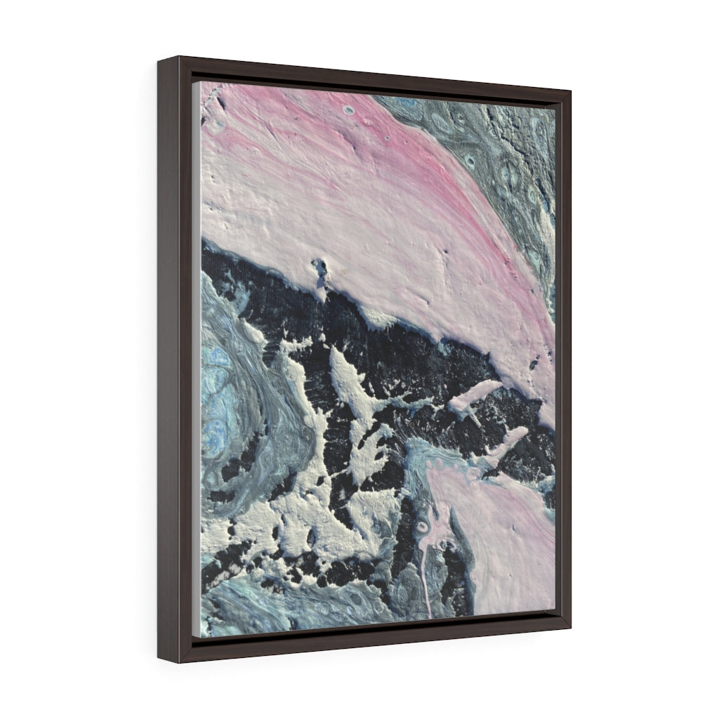 A La Mode Vertical Framed Premium Gallery Wrap Canvas
